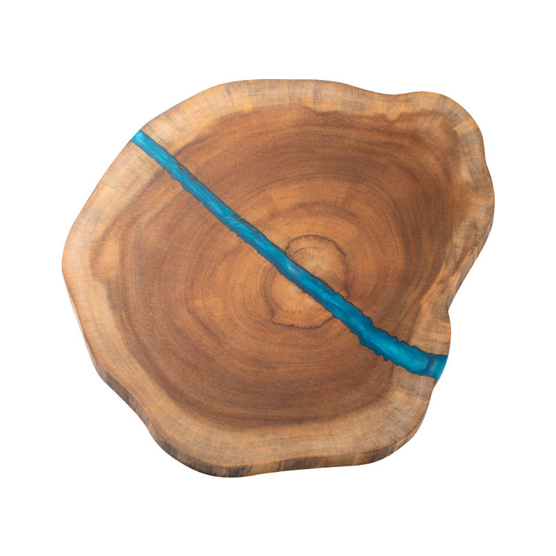 Irregular log cutting board