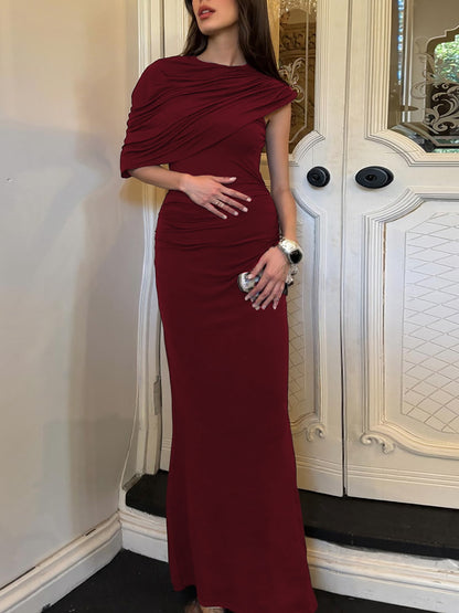 Irregular-shaped dress