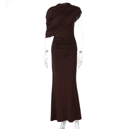 Irregular-shaped dress