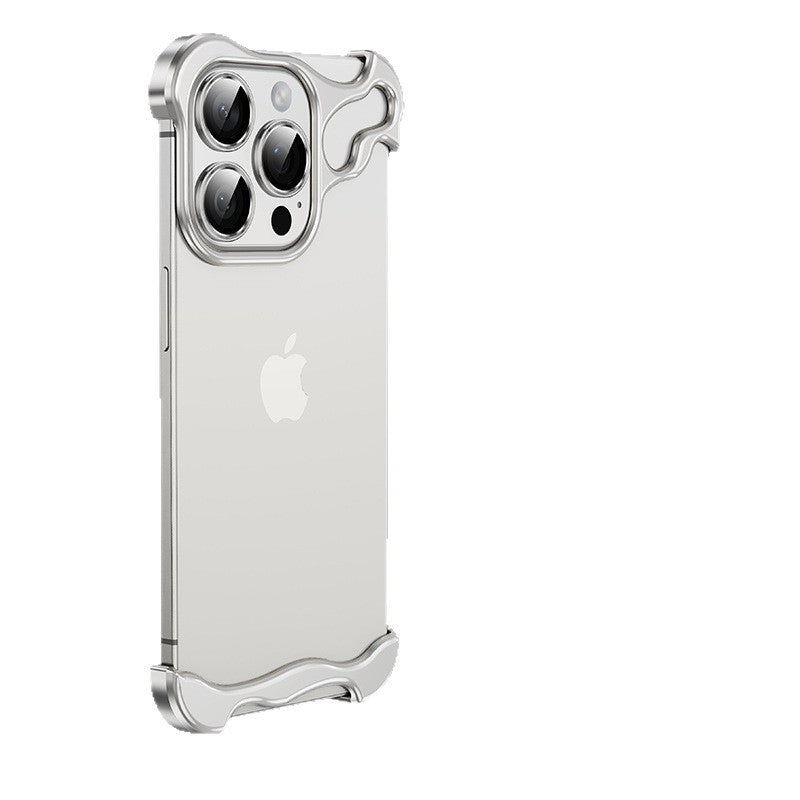Irregular-shaped metal corner pads
