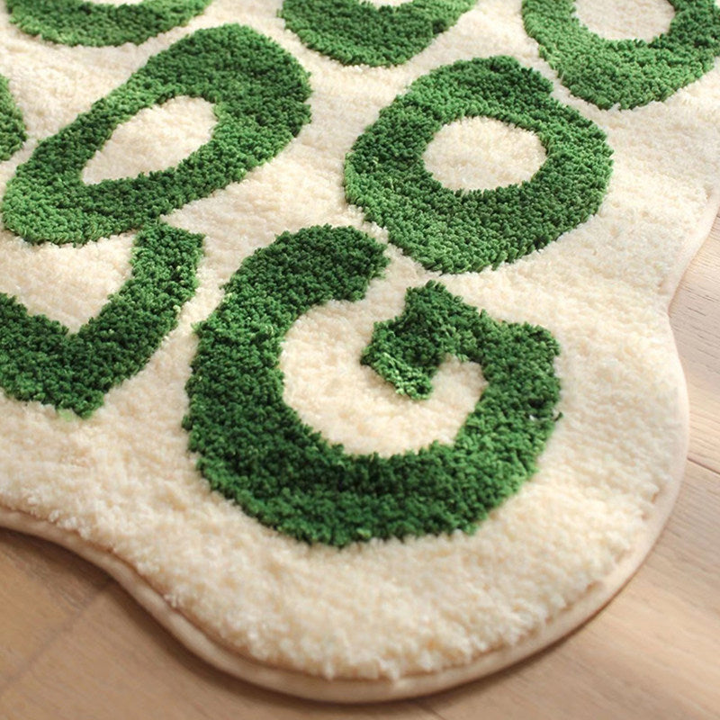 Irregular-Shaped Plush Carpet for Home Decor