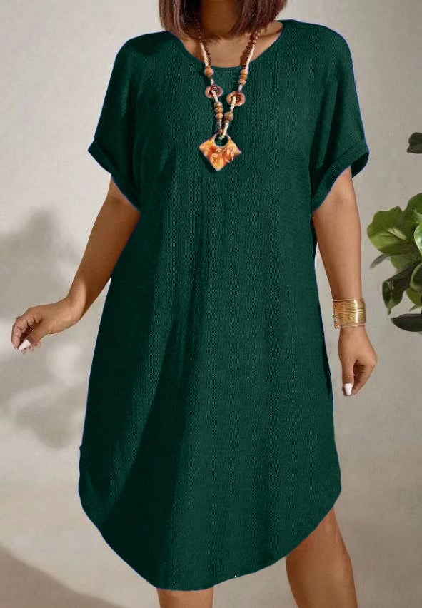 Irregular Skirt Plus Size Dress