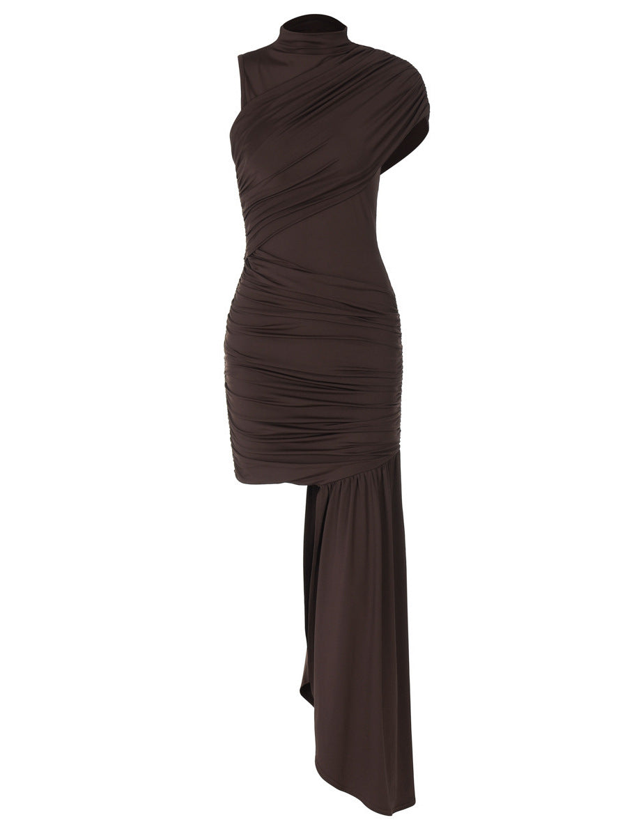 Irregular sleeveless dress