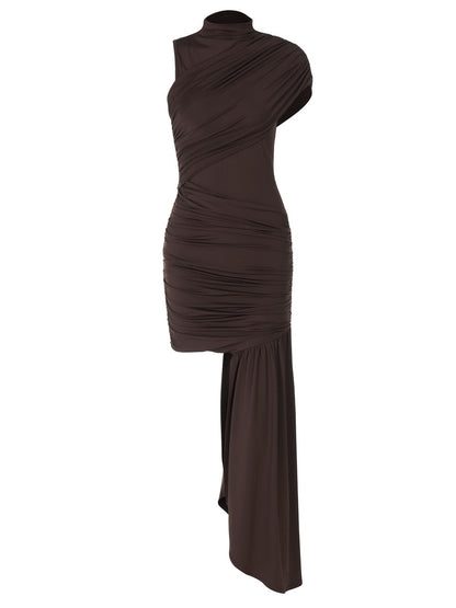 Irregular sleeveless dress