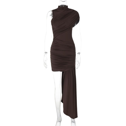 Irregular sleeveless dress