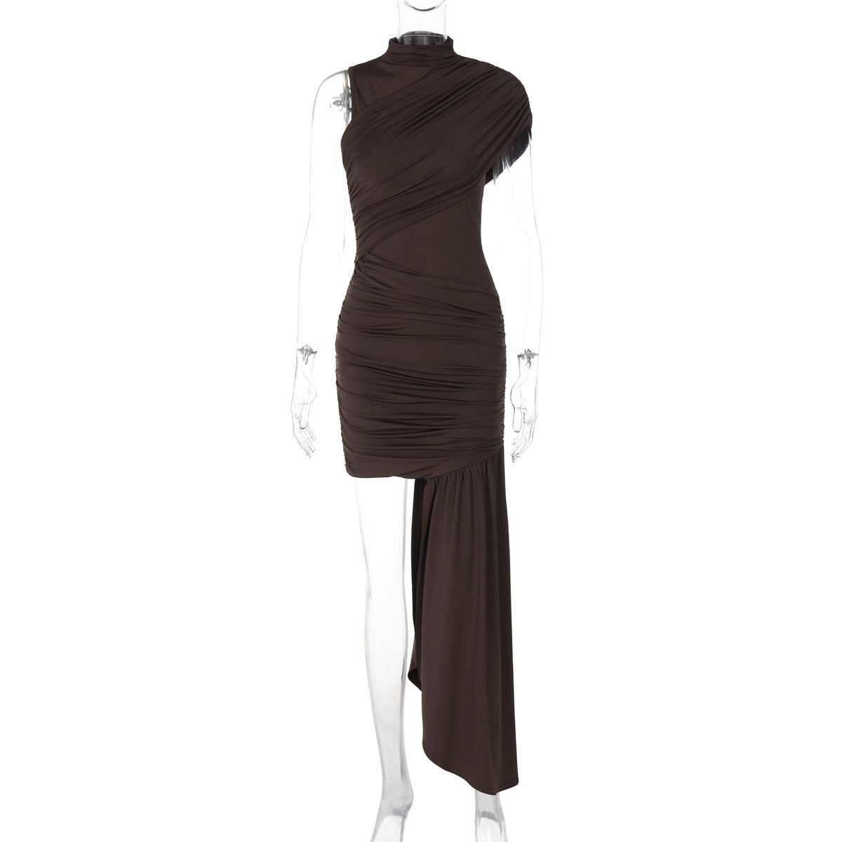 Irregular sleeveless dress