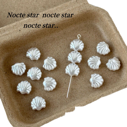 Irregular through-hole imitation pearl