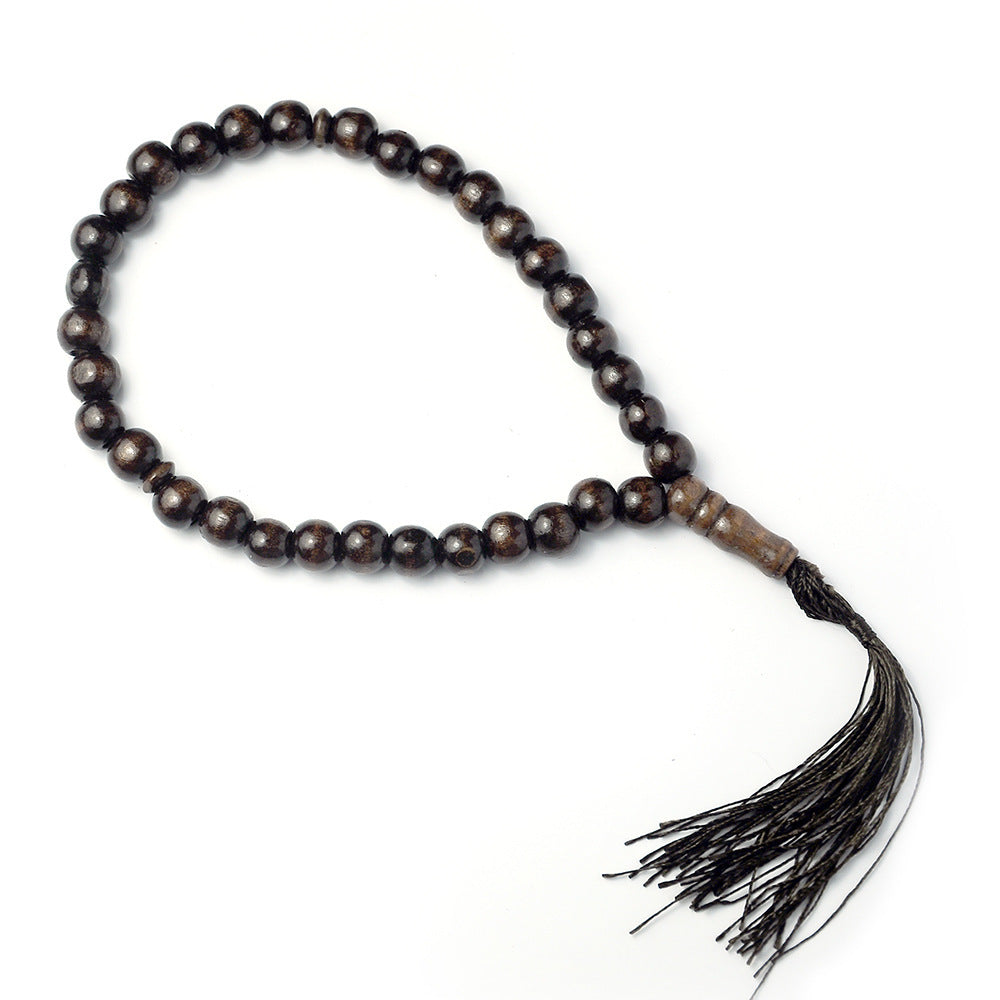 Islamic 8mm 33 Hand-Held Rosary Beads Muslim Tasibh Prayer Jewelry Cross-Border Wholesale
