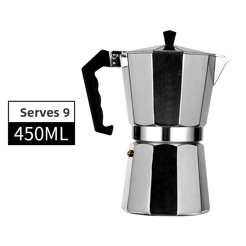 Italian aluminum octagonal pot coffee cup wholesale