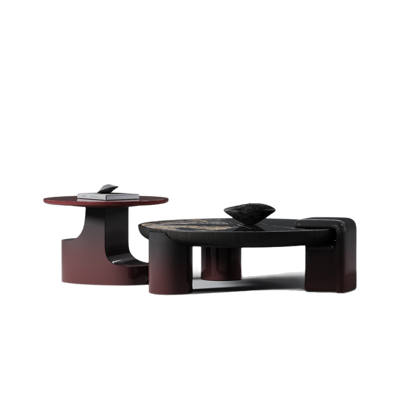 Italian Minimalist Slate Coffee Table
