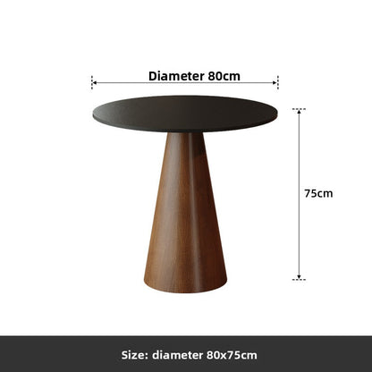 Italian Solid Wood Meeting Table and Chair Set