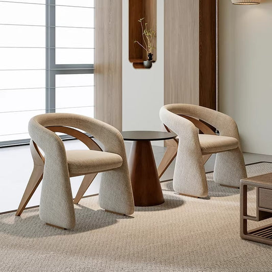 Italian Solid Wood Meeting Table and Chair Set