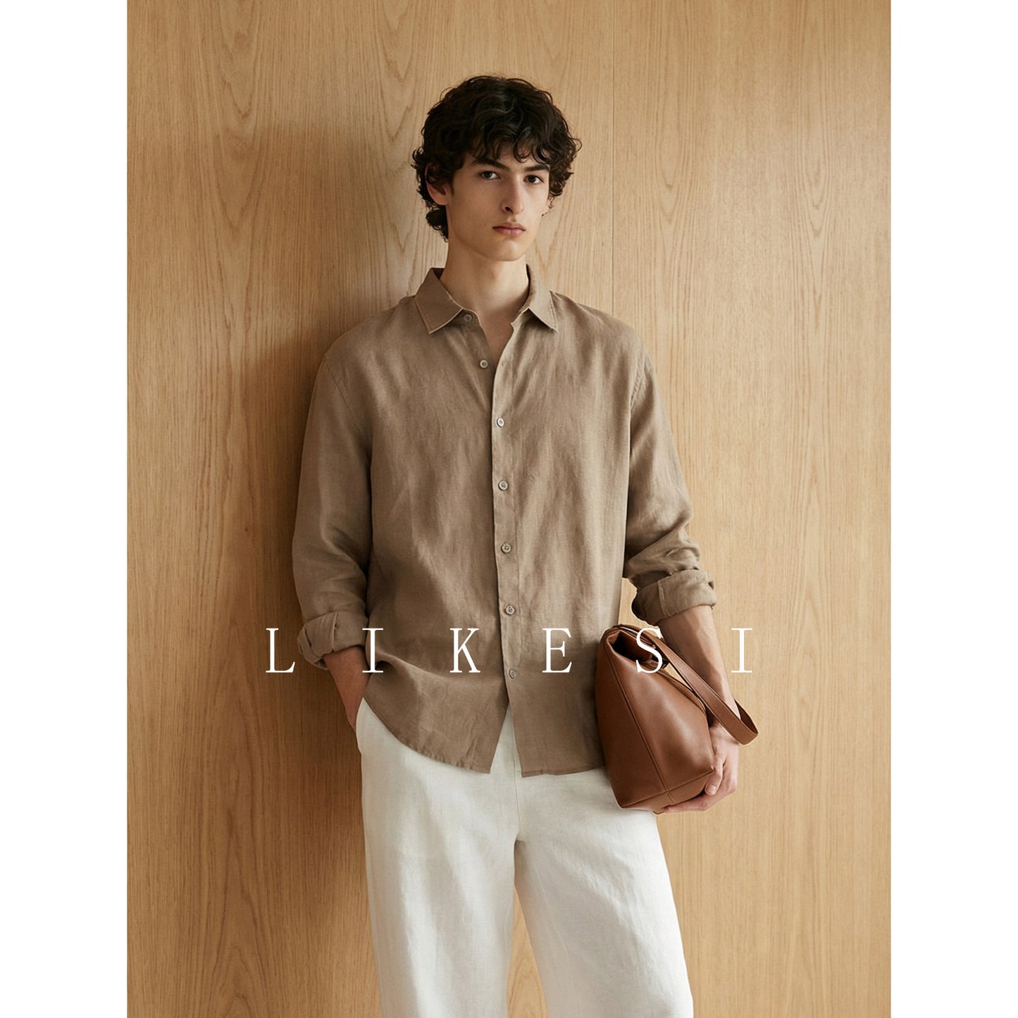 Italian-Style Pure Linen Relaxed Fit Shirt