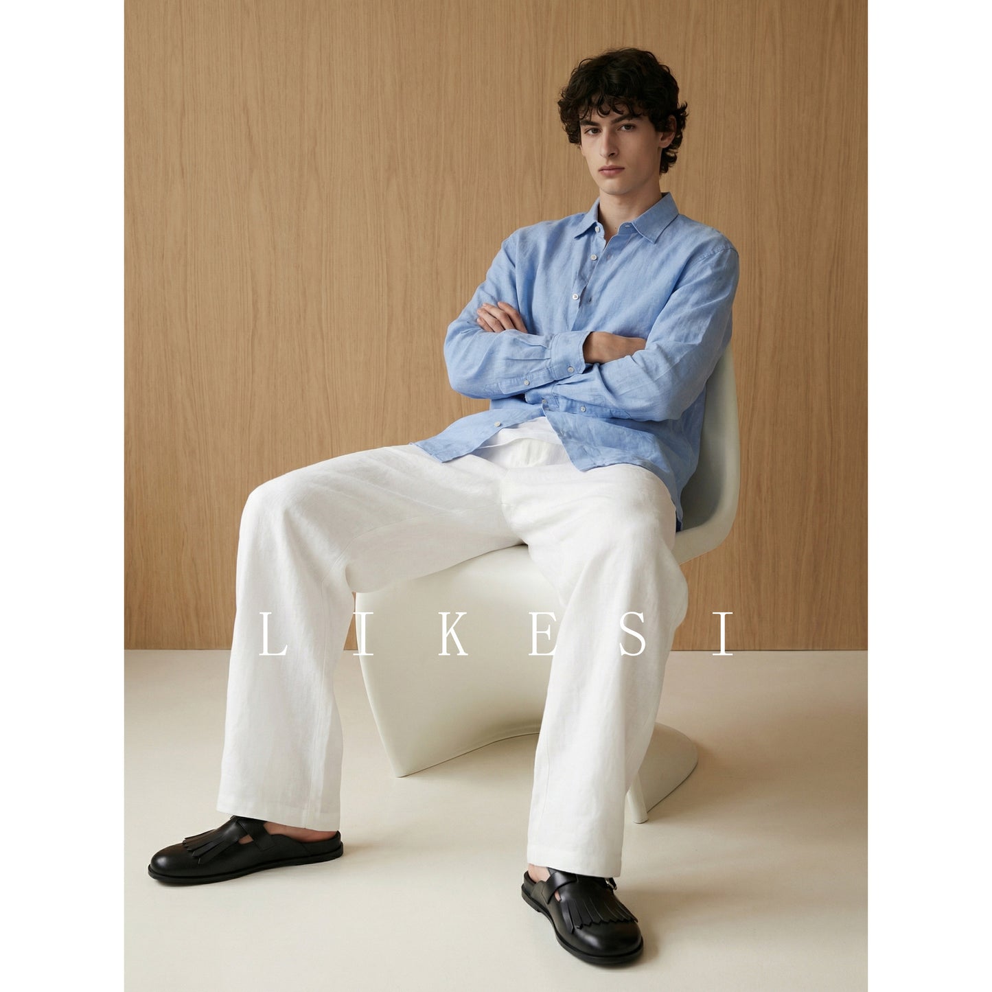 Italian-Style Pure Linen Relaxed Fit Shirt
