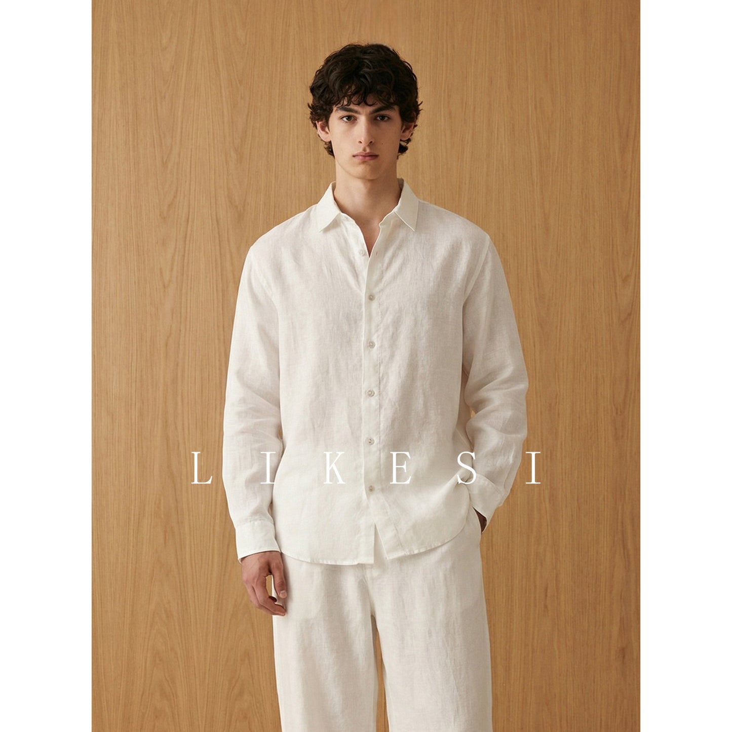 Italian-Style Pure Linen Relaxed Fit Shirt