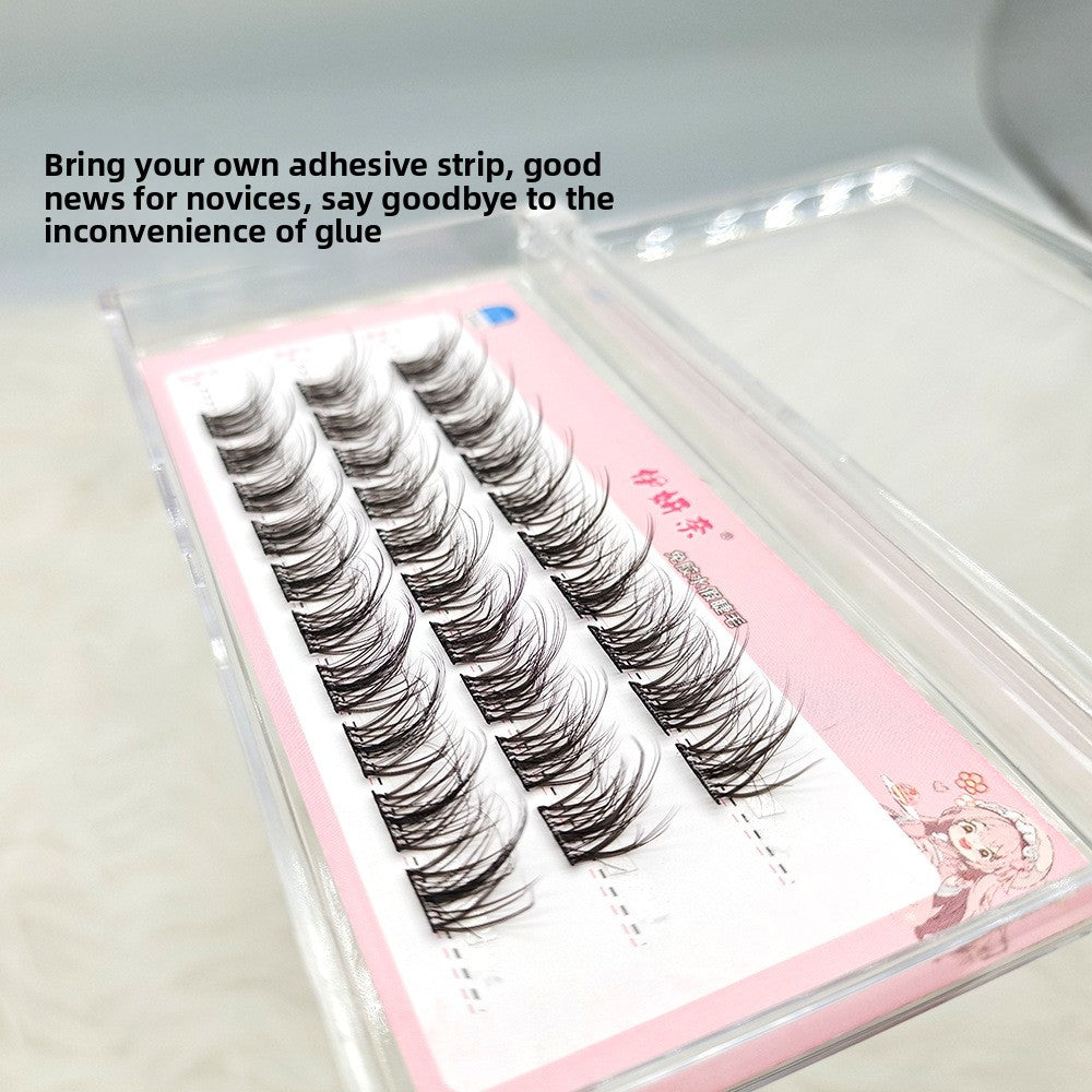 Iyenai mink velvet baby curved glue-free eyelashes