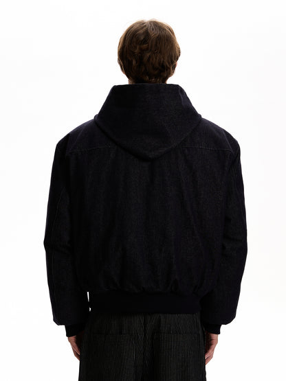Jacket and cotton-padded coat