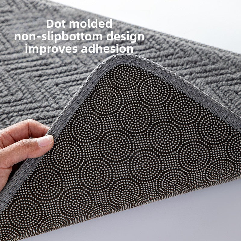 Jacquard Absorbent Non-Slip Floor Mat