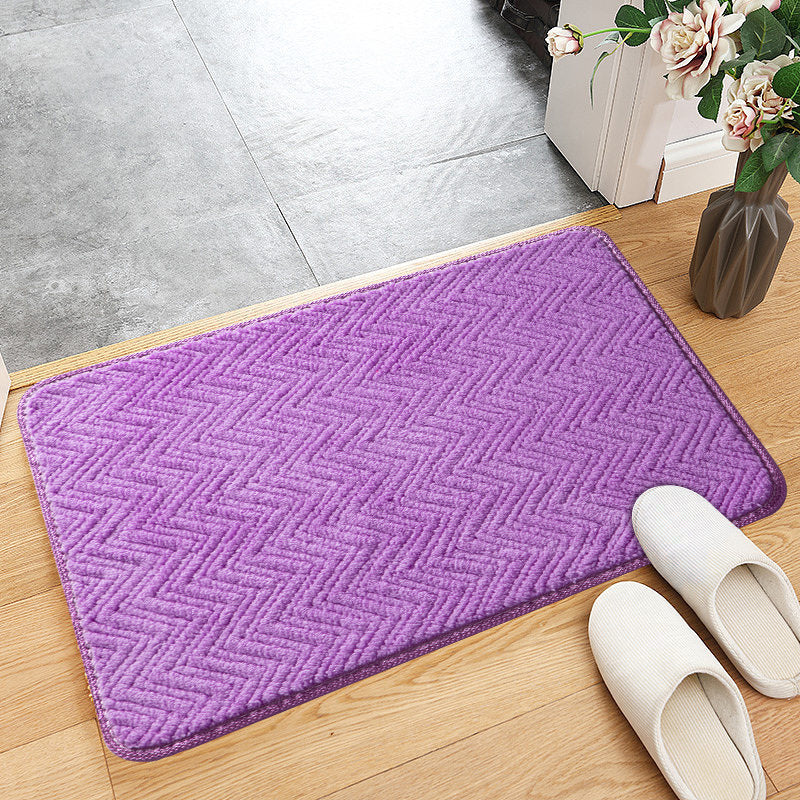 Jacquard Absorbent Non-Slip Floor Mat