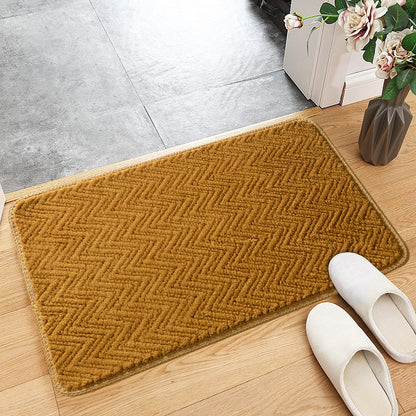 Jacquard Absorbent Non-Slip Floor Mat