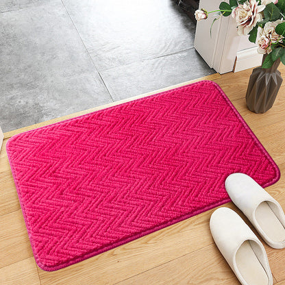 Jacquard Absorbent Non-Slip Floor Mat