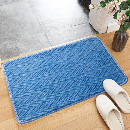 Jacquard Absorbent Non-Slip Floor Mat