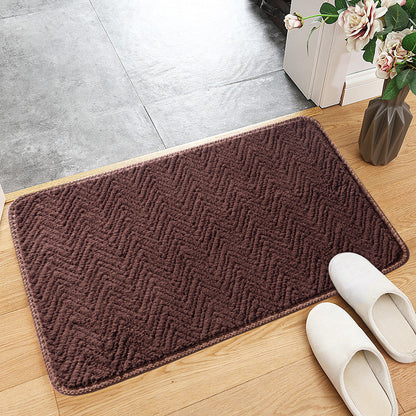 Jacquard Absorbent Non-Slip Floor Mat