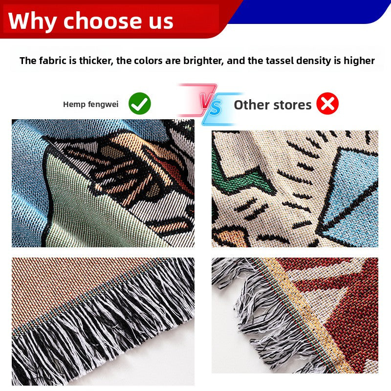 Jacquard blanket