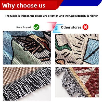 Jacquard blanket