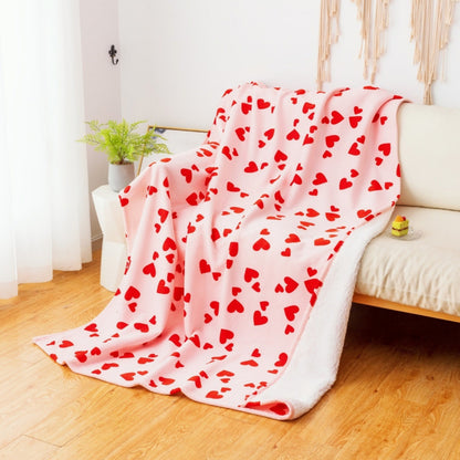 Jacquard-decorated bed blanket
