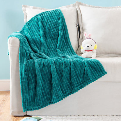 Jacquard-decorated bed blanket