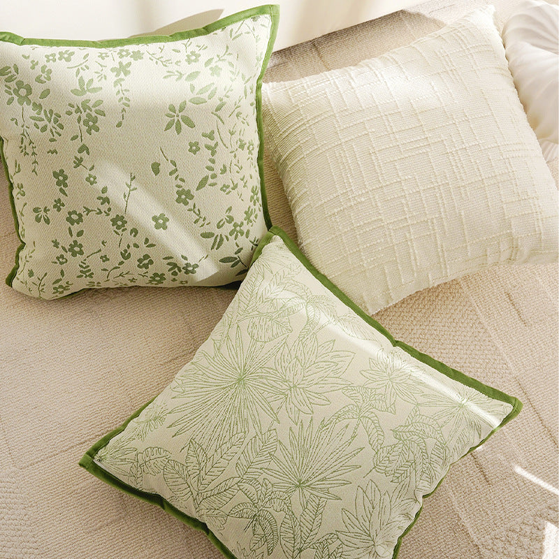 Jacquard Decorative Pillow Cover French Retro Style