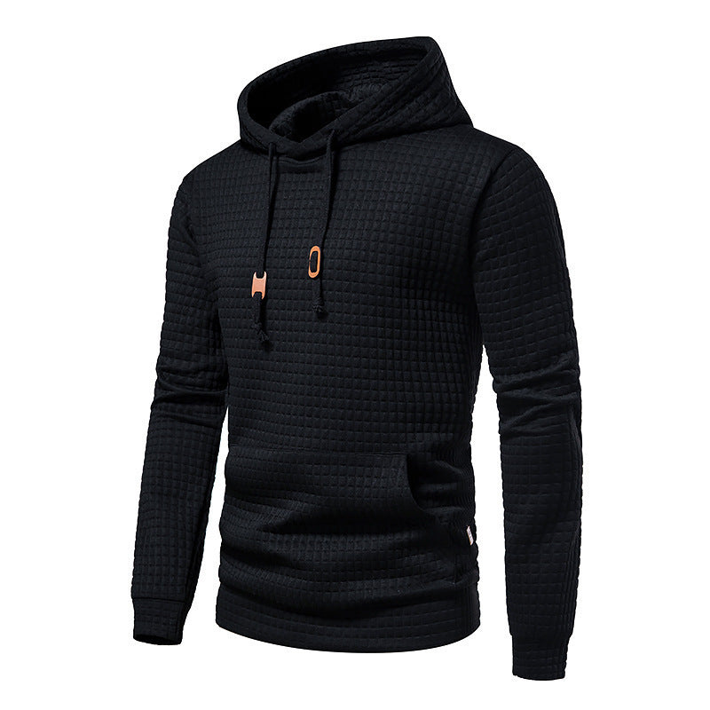Jacquard Hooded Sweater