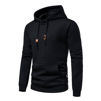 Jacquard Hooded Sweater