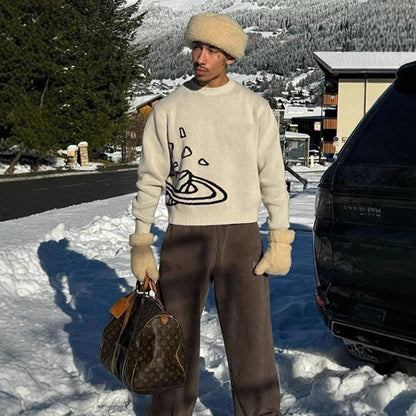 Jacquard Knit Sweater