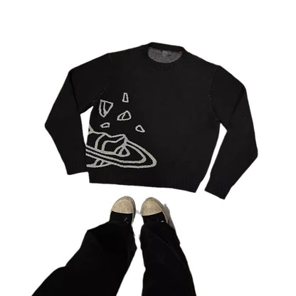 Jacquard Knit Sweater
