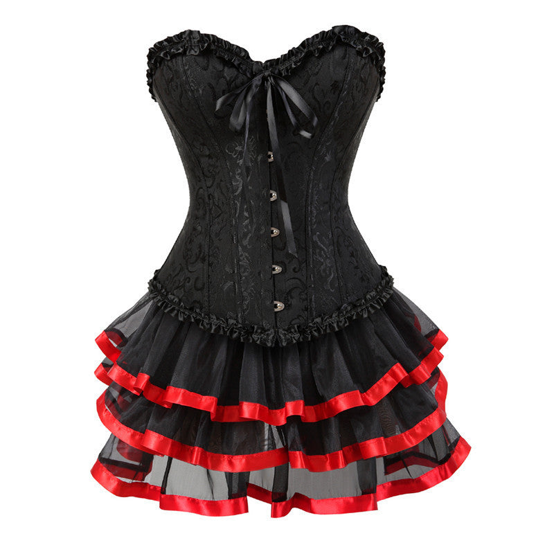 Jacquard shaping dress set