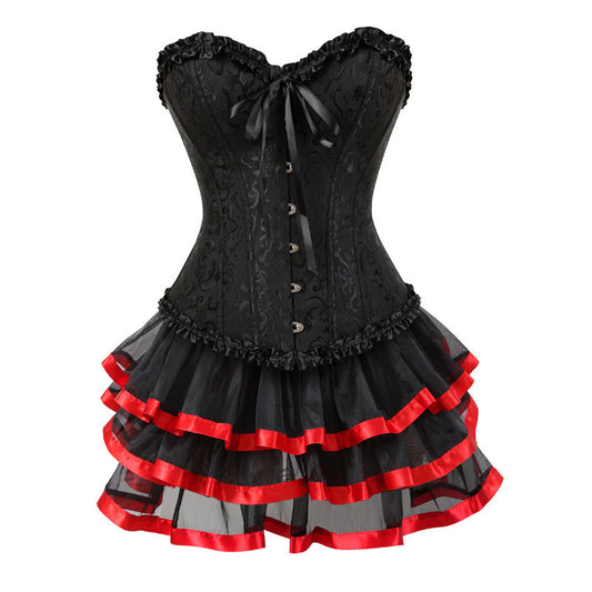 Jacquard shaping dress set
