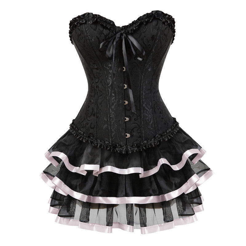 Jacquard shaping dress set