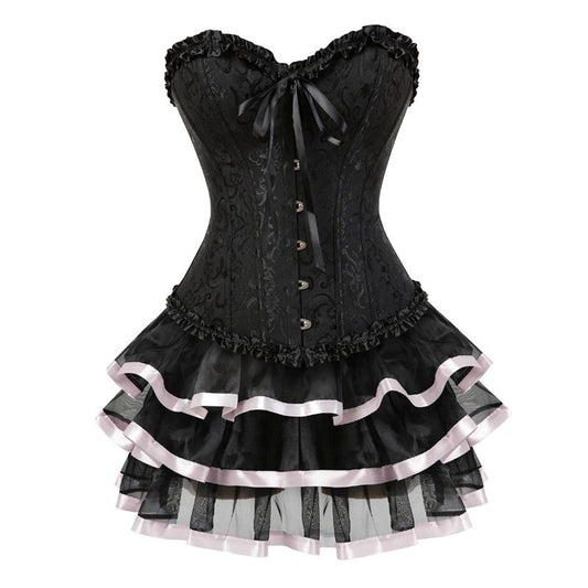 Jacquard shaping dress set