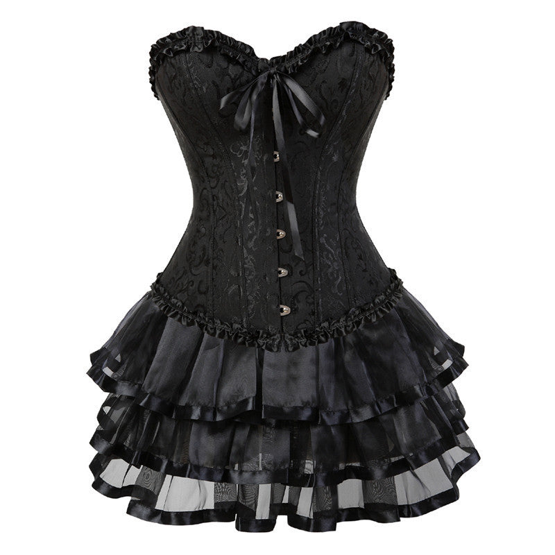 Jacquard shaping dress set