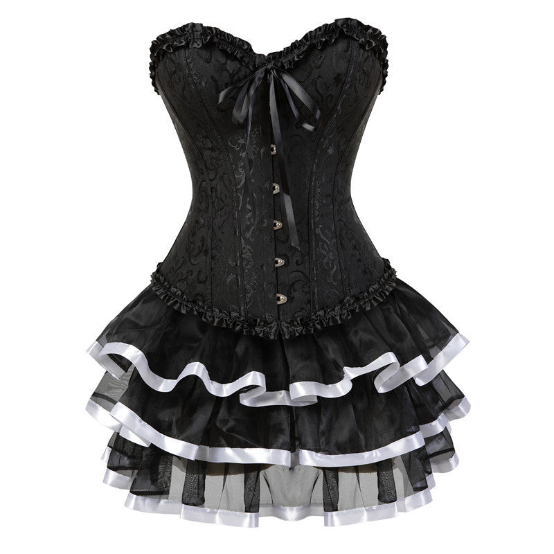 Jacquard shaping dress set