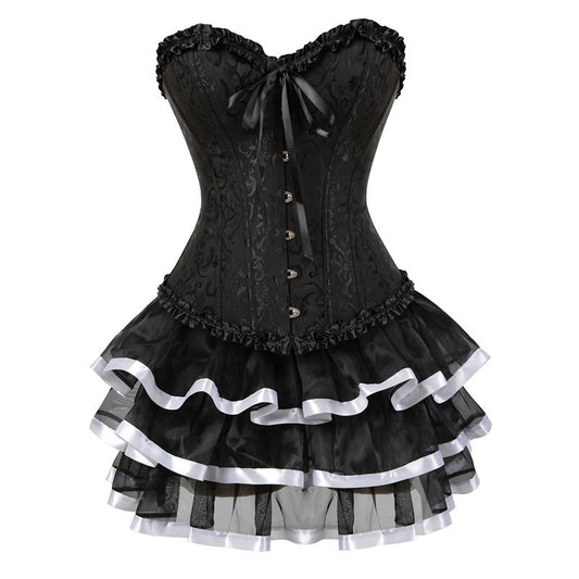 Jacquard shaping dress set