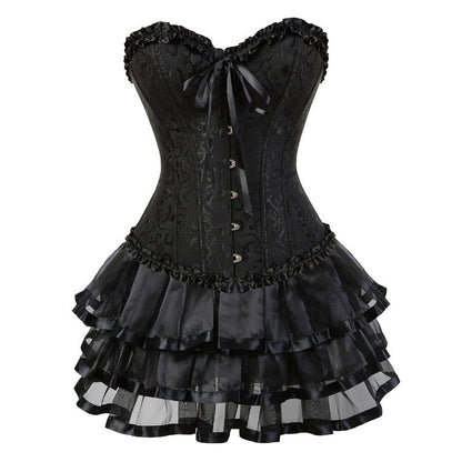 Jacquard shaping dress set