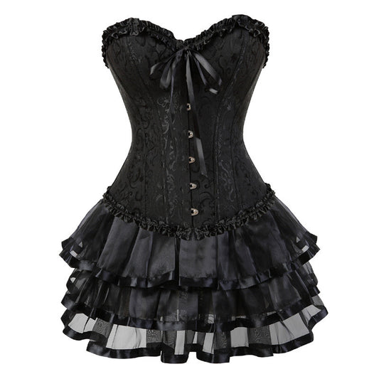 Jacquard shaping dress set
