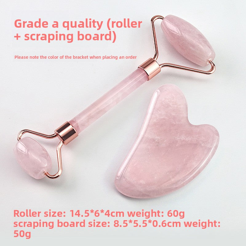 Jade Facial Massager Roller and Scraper