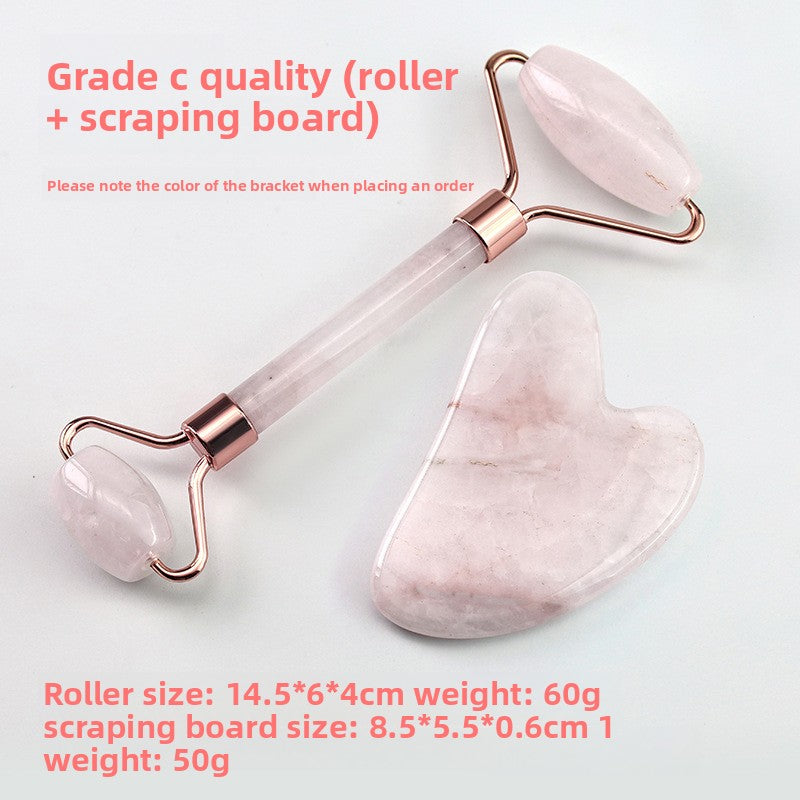 Jade Facial Massager Roller and Scraper