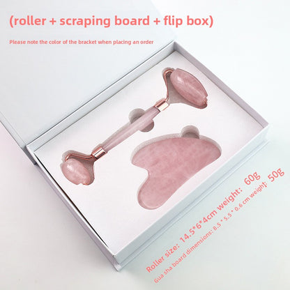 Jade Facial Massager Roller and Scraper