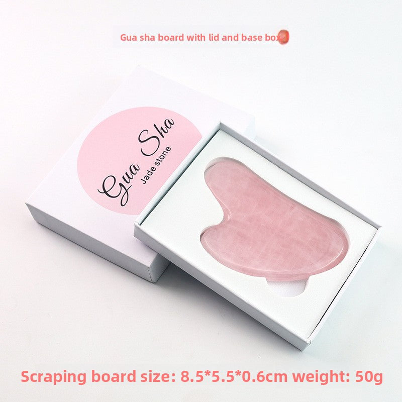 Jade Facial Massager Roller and Scraper