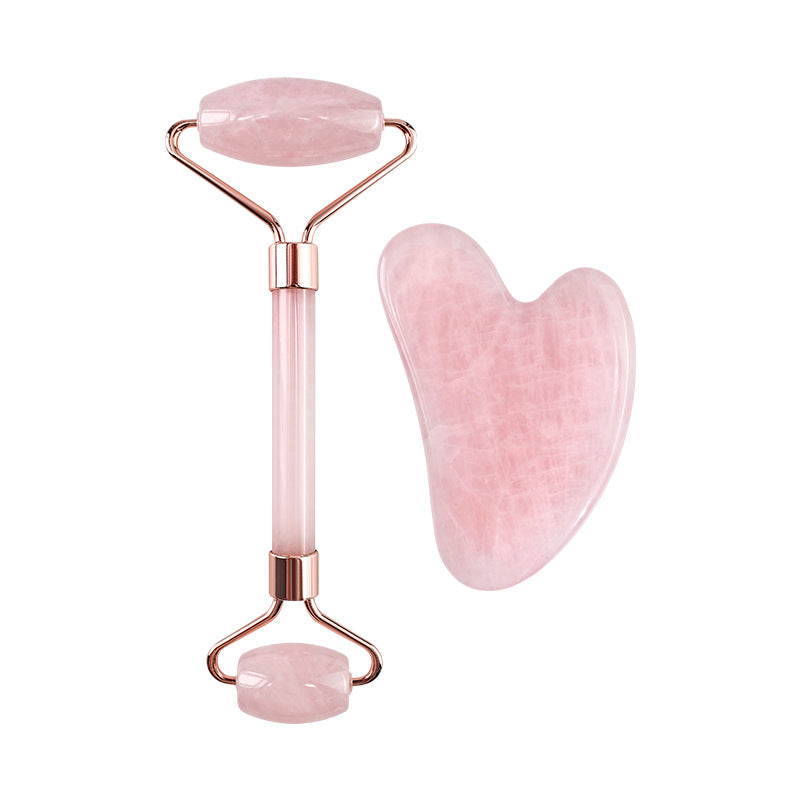Jade Facial Massager Roller and Scraper